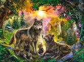 Ravensburger Wolf Family in The Sun Jigsaw Puzzle (500 Piece)